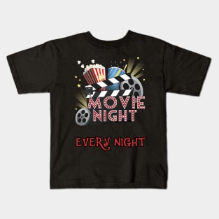 Movie Night Kids T-Shirt